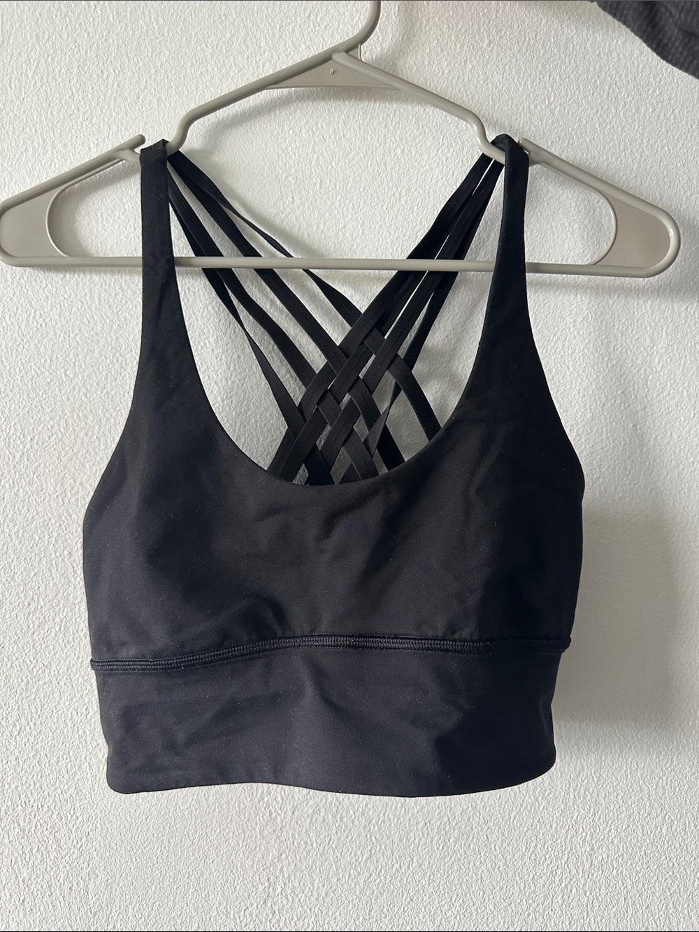 Lululemon - Black Strappy Back Sports Bra